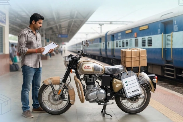 How to Transport Bike in Train in India