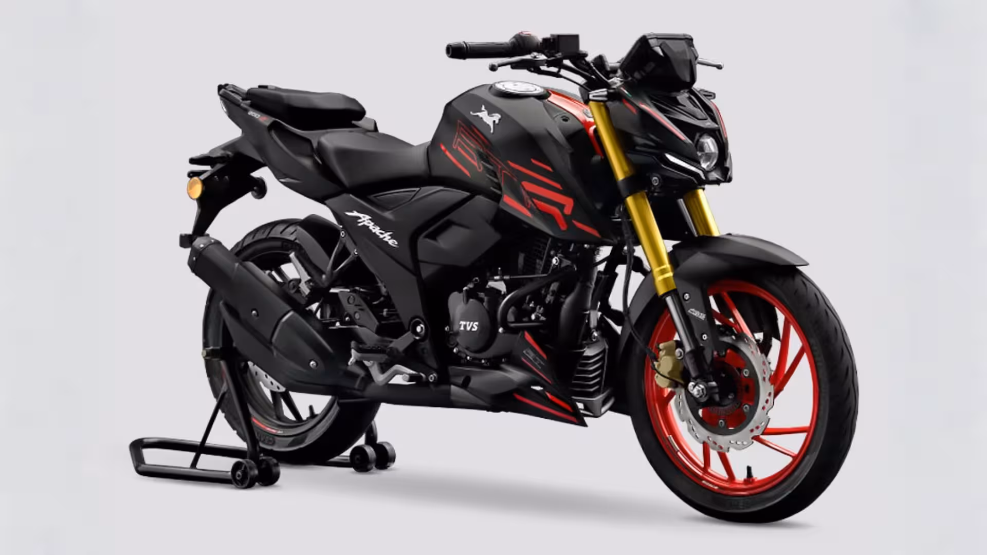 TVS Apache RTR 200 4V Front Left Side Image