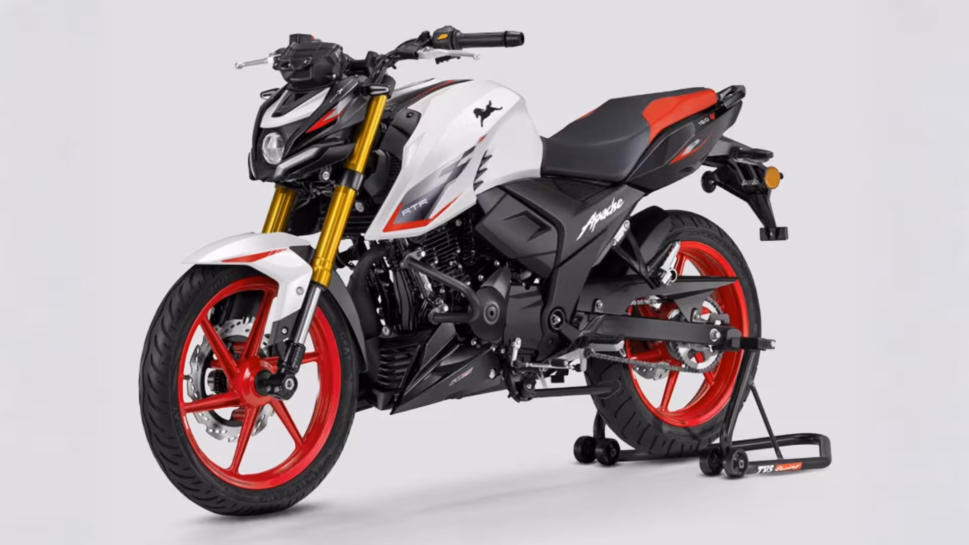 TVS Apache RTR 160 4V Front Left Side Image